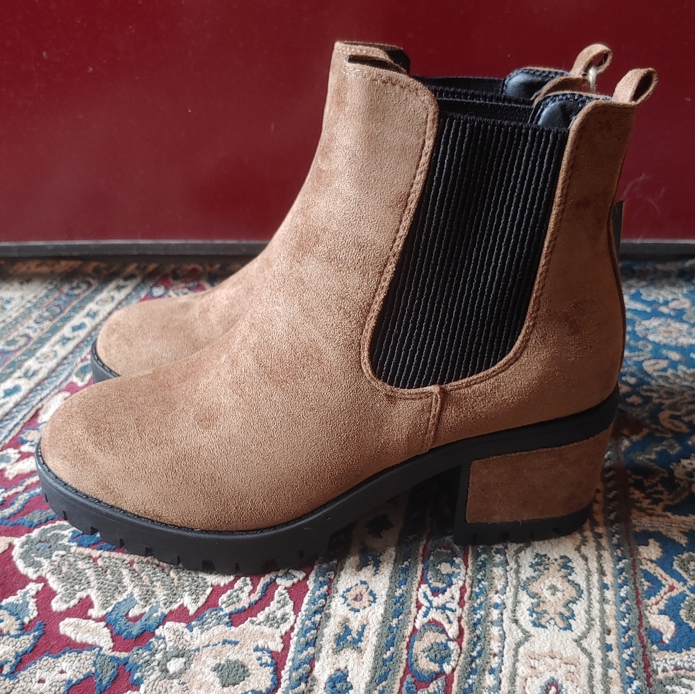 Seven7  lug sole Brown Berlin Boot